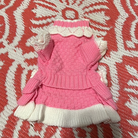 NWT Dog Cat Sweater Dress Cable knot Pullover Size 2 - Picture 5 of 8